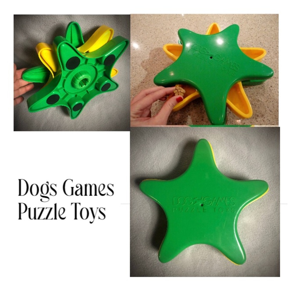 ~ Dog Game Puzzle ~ Treat Spinning Toy Enrichment Fun For Training